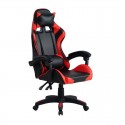 Poltrona gaming ufficio rosso nera Mek